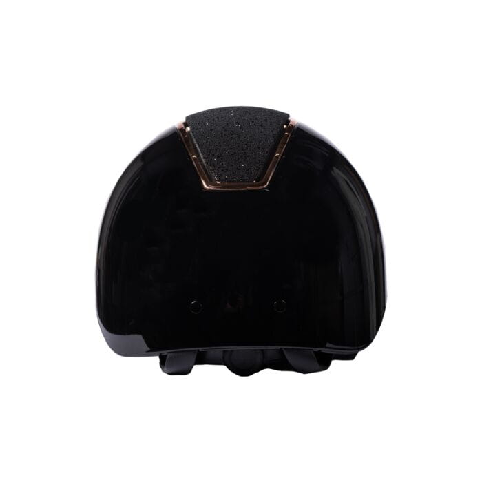 HKM kask jeździecki LADY SHIELD BRILLANT black/rose gold 58-60