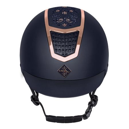 FAIR PLAY kask jeździecki QUANTINUM CHIC rosegold granatowy L 59-61