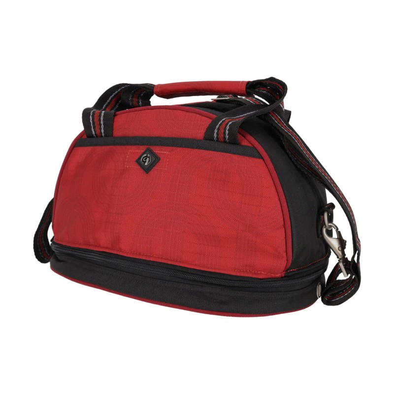 QHP torba na kask jeździecki SUNSET RED