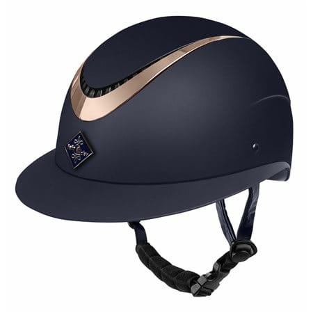 FAIR PLAY kask jeździecki APOLEUS rosegold granatowy 52-54 S