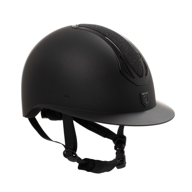 EQUESTRO kask jeździecki AZAEL czarny 52–54 cm S