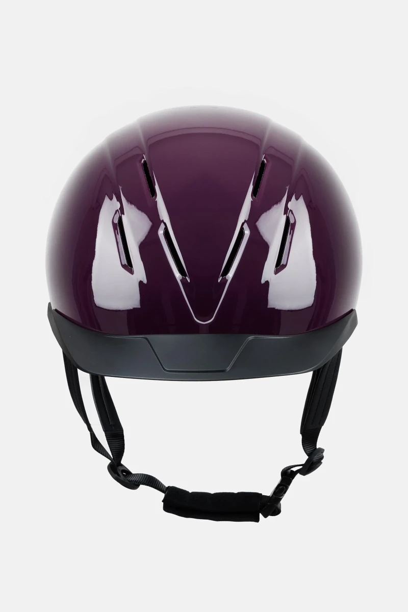 HORZE kask jeździecki Guardian Gloss ERT fioletowy S