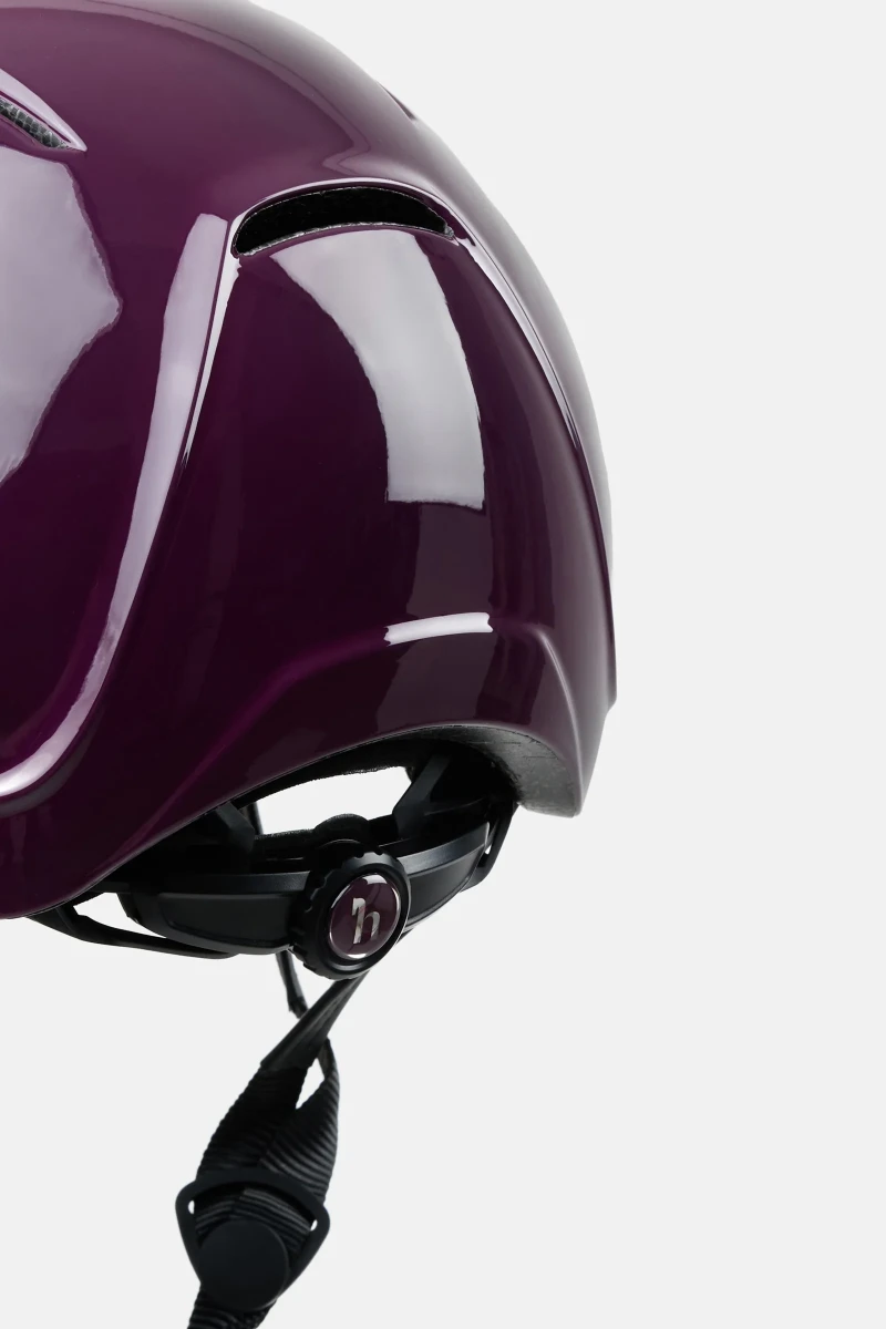 HORZE kask jeździecki Guardian Gloss ERT fioletowy S