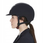 EQUESTRO kask jeździecki ECLIPSE granatowy/srebrny 56-58 M