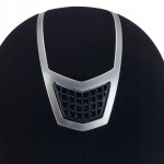 EQUESTRO kask jeździecki ECLIPSE granatowy/srebrny 59-61 L