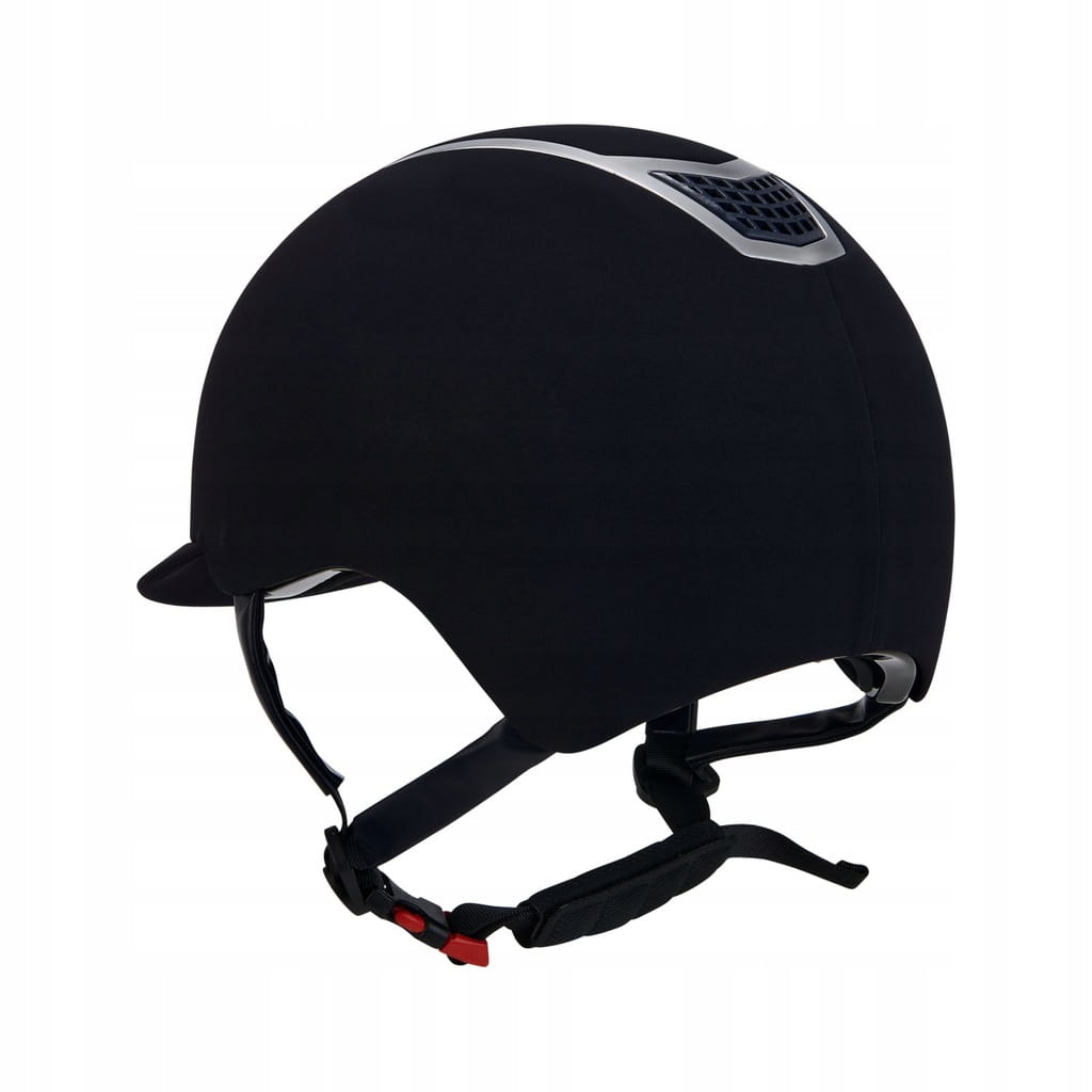 EQUESTRO kask jeździecki ECLIPSE granatowy/srebrny 59-61 L