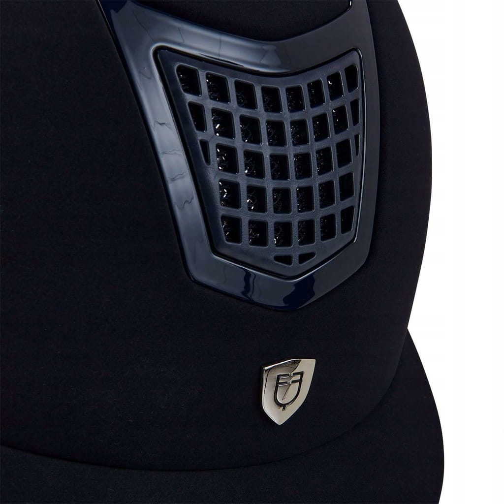 EQUESTRO kask jeździecki ECLIPSE granatowy 59-61 L
