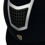EQUESTRO kask jeździecki ECLIPSE czarny/srebrny 59-61 L