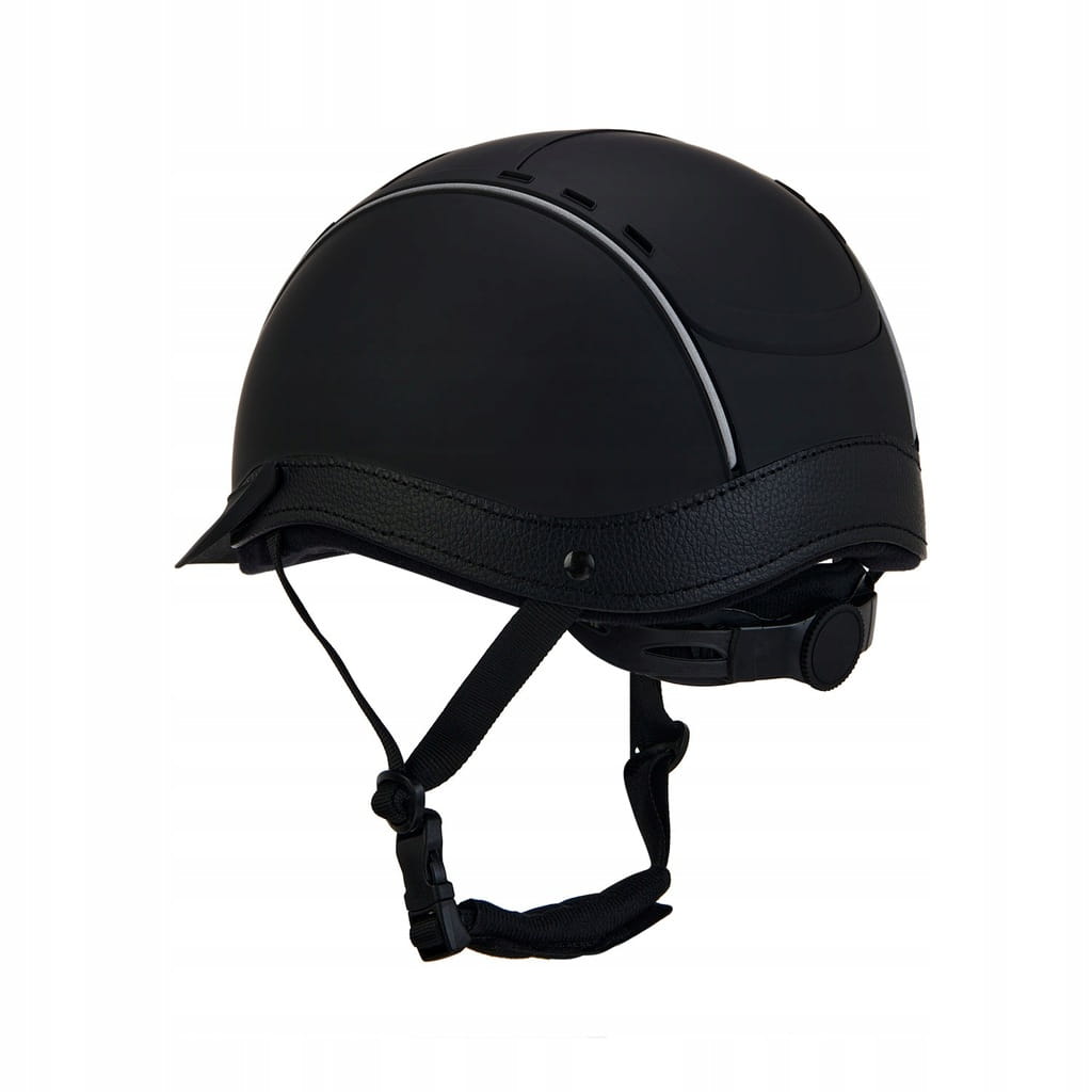 EQUESTRO kask jeździecki PHANTOM czarny 57-61 M/L