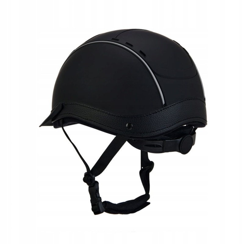 EQUESTRO kask jeździecki PHANTOM czarny 57-61 M/L