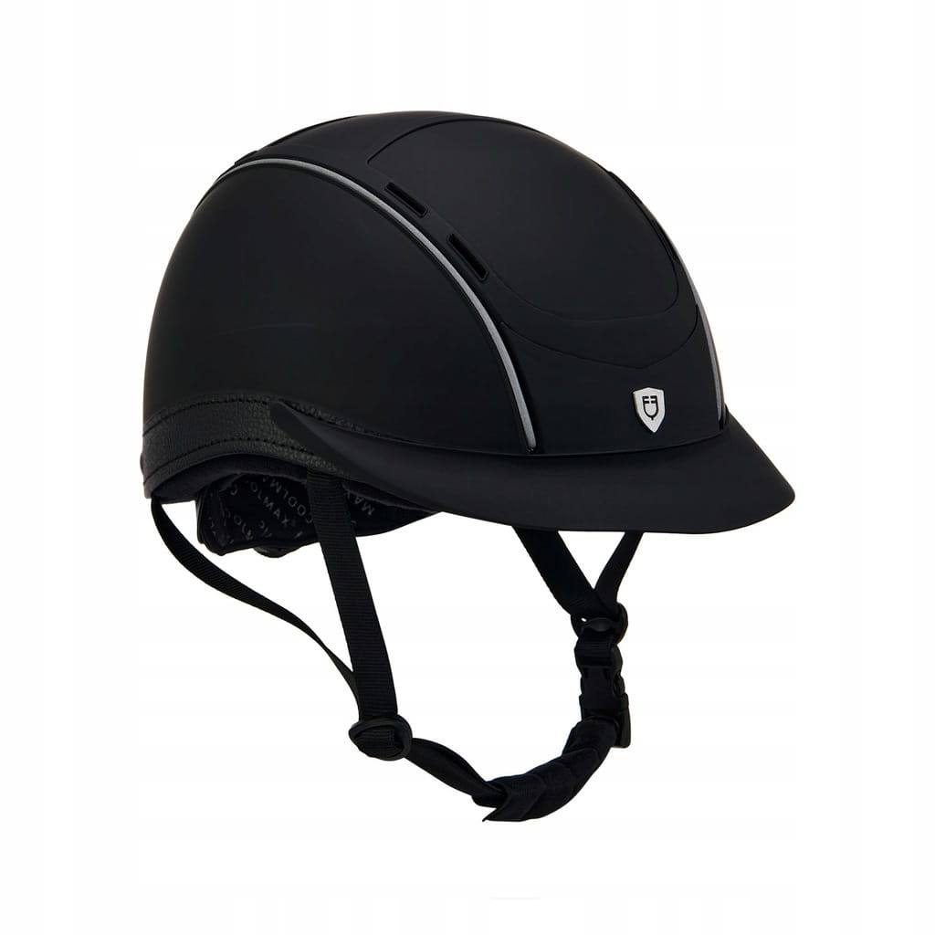 EQUESTRO kask jeździecki PHANTOM czarny 52-56 S/M