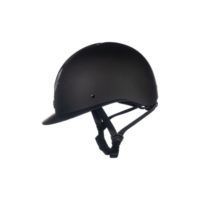 HKM kask jeździecki Illusion czarny/shiny silver 58-60 L