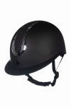 HKM kask jeździecki Illusion czarny/shiny silver 58-60 L