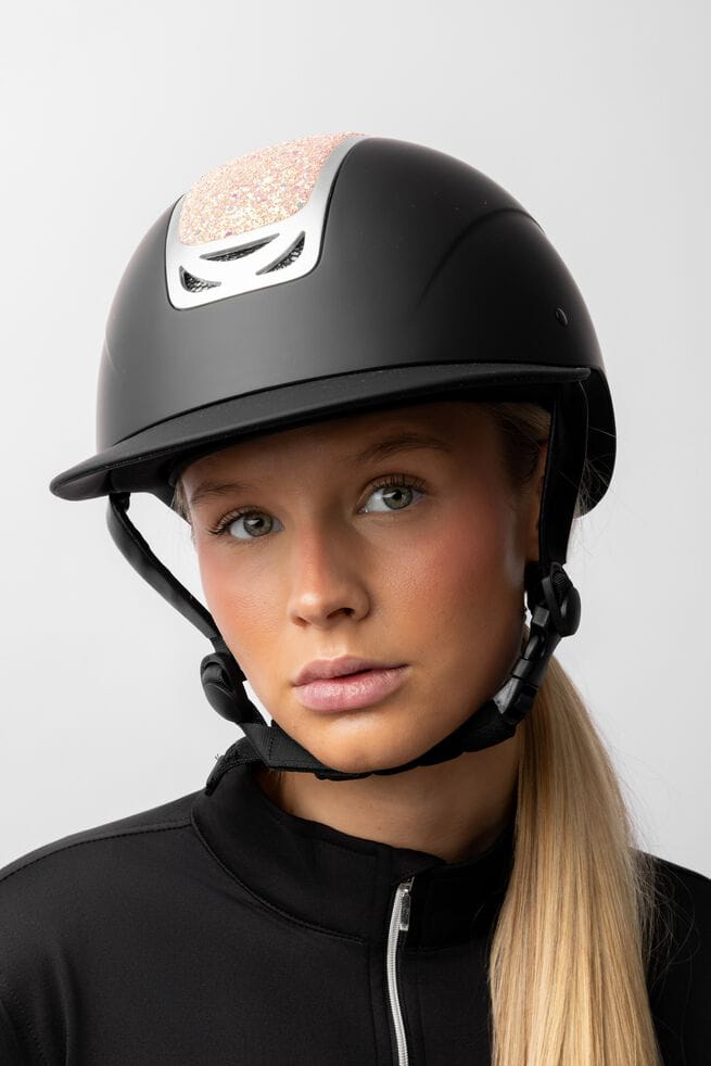 HORZE kask jeździecki ARIX CRYSTAL ROSE 049-X-051