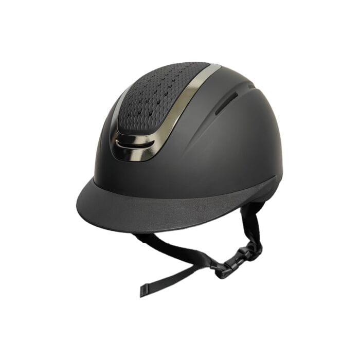 HKM kask jeździecki SYDNEY CITY  BLACK/SILVER 58-60 cm
