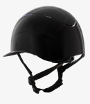 EQUESTRO kask jeździecki GALAXY 55-57 CZARNY/FIOLET DAMSKI