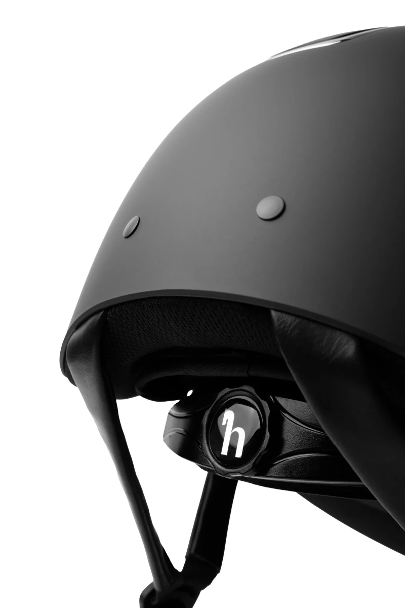 HORZE kask jeździecki ATMOS METALLIC II  czarny 52-54