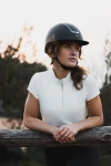 HORZE kask jeździecki ATMOS METALLIC II  czarny 52-54