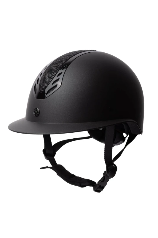 HORZE kask jeździecki CADENCE  BLACK / SNAKE 055-X-057