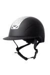 HORZE kask jeździecki ARIX II CRYSTAL BLACK / SILVER 052-X-054