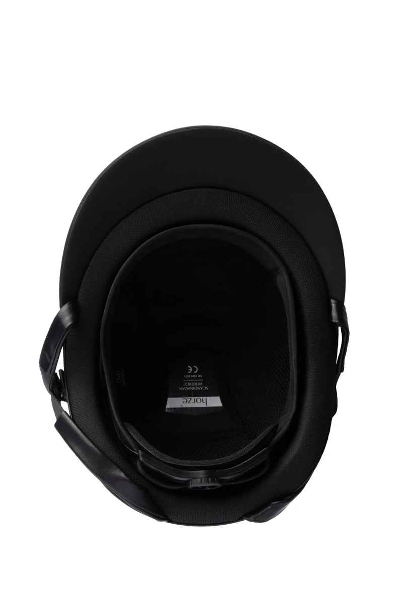 HORZE kask jeździecki ARIX II CRYSTAL BLACK / SILVER 052-X-054