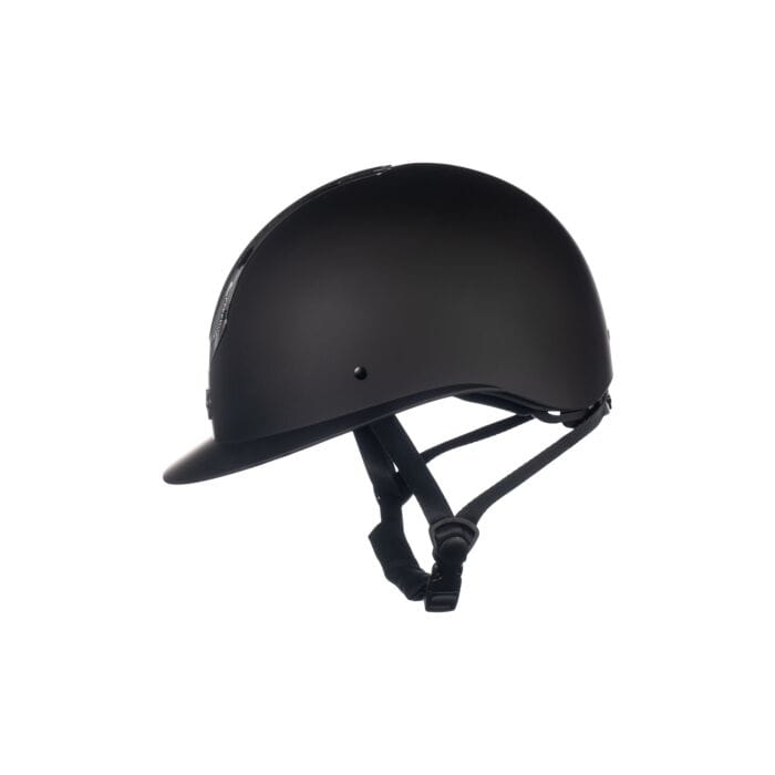 HKM kask jeździecki ILLUSION  BLACK\SHINY SILVER 55-57cm