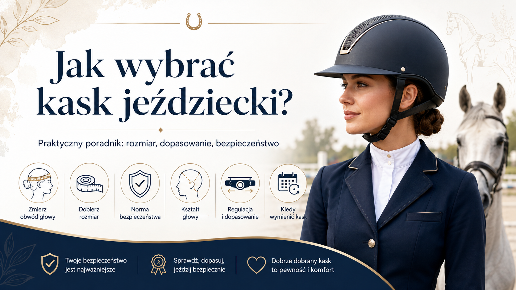 Jak wybrać kask jeździecki – poradnik doboru kasku