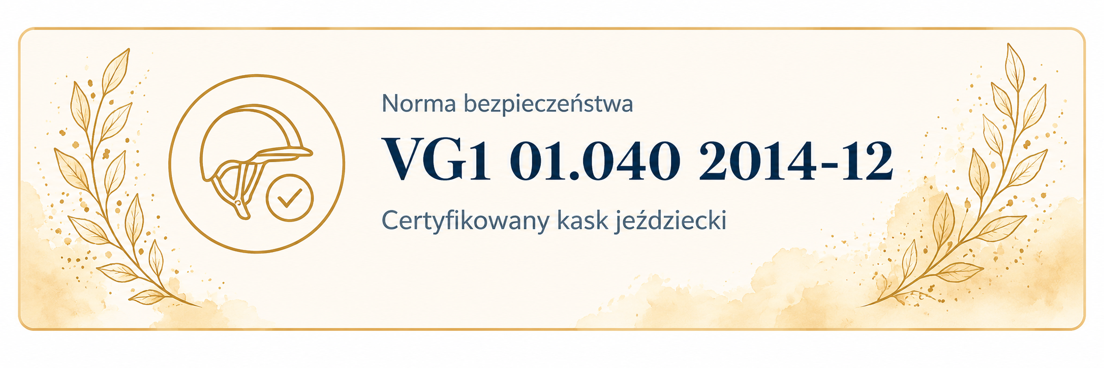 Norma bezpieczeństwa kasku jeździeckiego VG1 01.040 2014-12