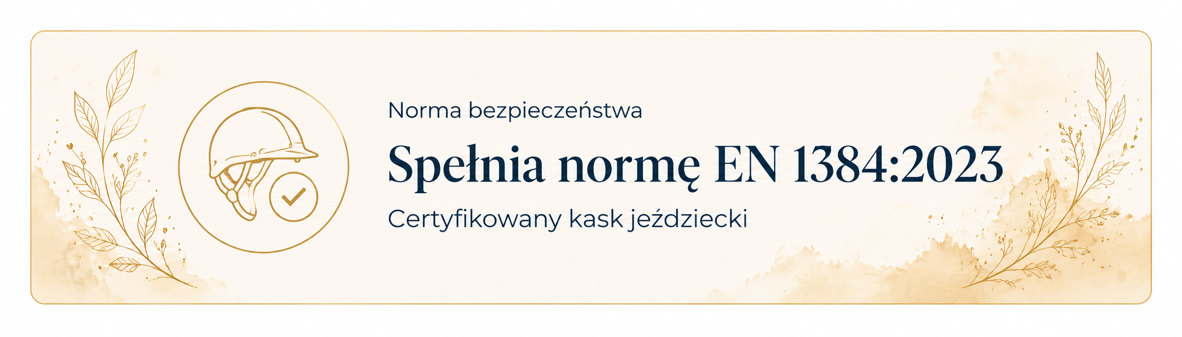 Norma bezpieczeństwa kasku jeździeckiego EN 1384:2023